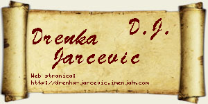 Drenka Jarčević vizit kartica